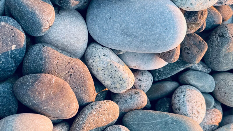 River Rocks iPhone | Smooth Stone Texture wallpaper 4K