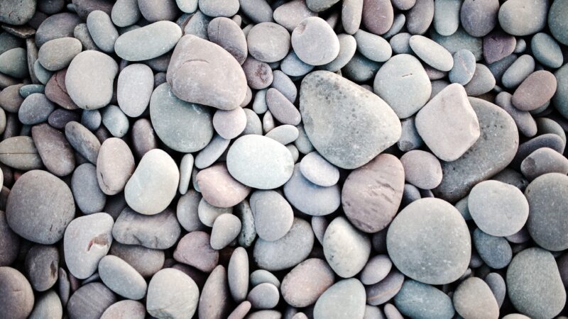 River Rocks Pattern | Smooth Stone Desktop wallpaper 4K