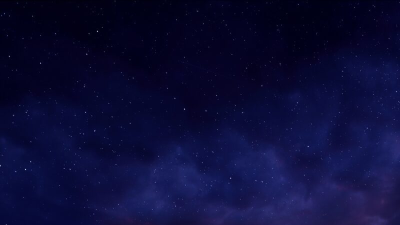 Shooting Stars Streak Across Deep Blue Night wallpaper 4K
