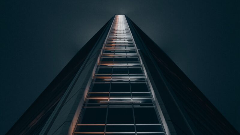 Skyscraper View | Cityscape Desktop Ascent wallpaper 4K