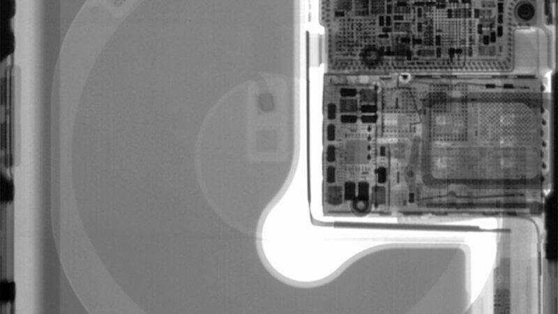 Smartphone X-Ray iPhone | Tech Internal View wallpaper 4K