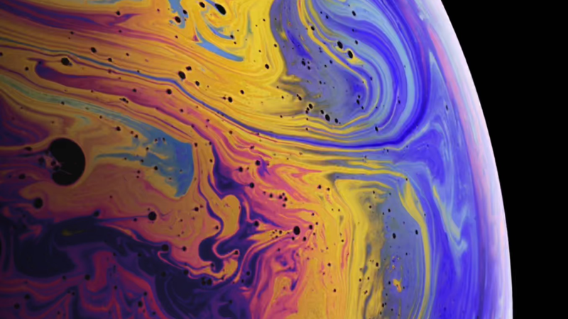 Soap Bubble Swirls iPhone | Colorful Macro Art wallpaper 4K