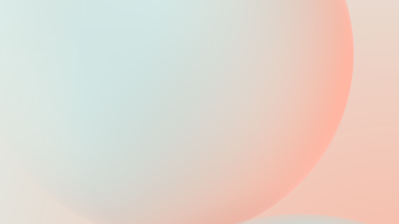 Soft Cerulean Peach Overlapping Shapes Gradient iPhone Wallpap… wallpaper 4K