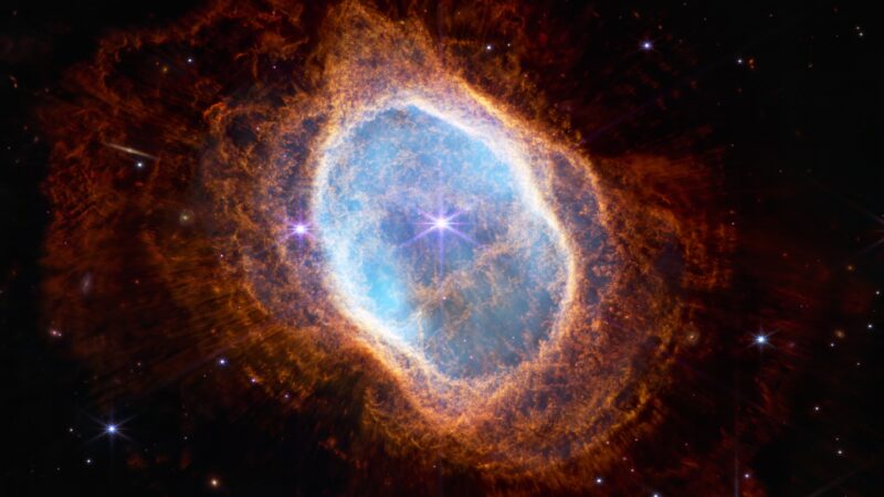 Southern Ring Nebula Webb Deep View wallpaper 4K