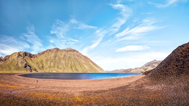 Still Waters of Iceland Lake Myvatn wallpaper 4K