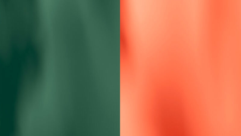 Teal Orange Gradient iPhone | Blurred Color Blend wallpaper 4K