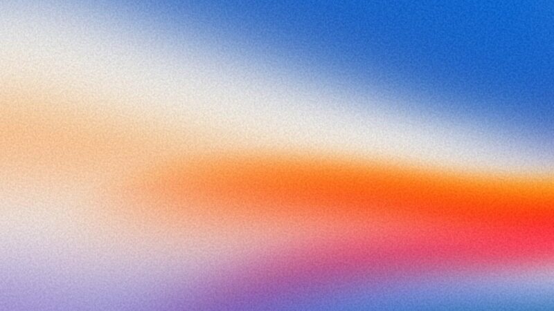 Teal to Blue Gradient iPhone | Soft Color Bands wallpaper 4K