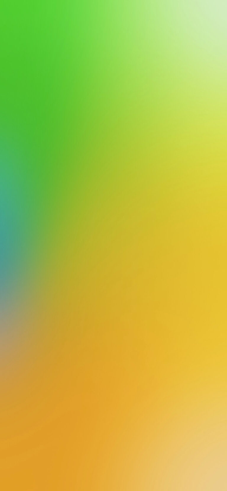 Teal Yellow Gradient iPhone | Soft Blurred Colors wallpaper 4K