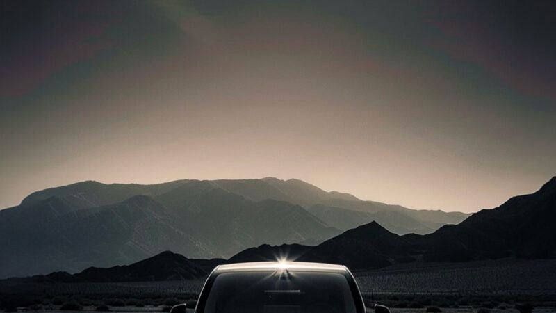 Tesla Model 3 Eclipse | iPhone Car Silhouette wallpaper 4K