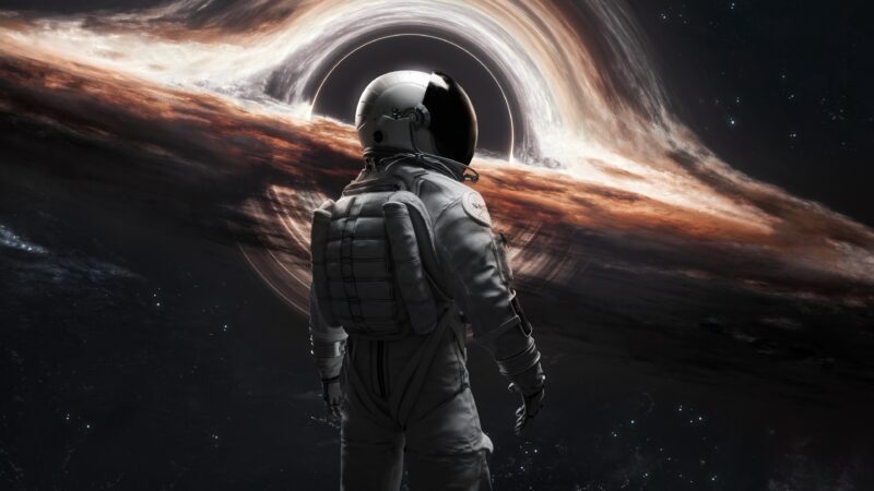 Through the Wormhole Into Forever wallpaper 4K