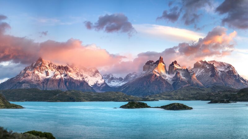 Torres del Paine Stretches Across Ultrawide Sky wallpaper 4K