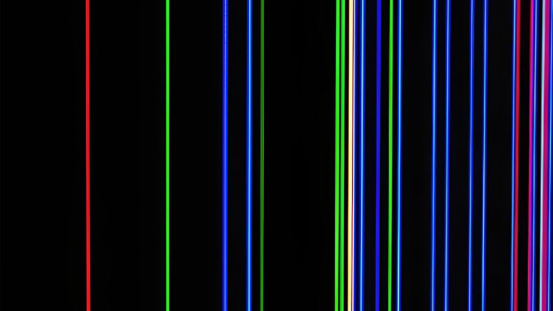 Spectrum Vertical Lines | Colorful iPhone Art wallpaper 4K