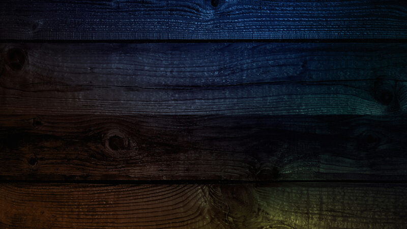 Wood Planks Gradient iPhone | Blue Yellow Tone wallpaper 4K
