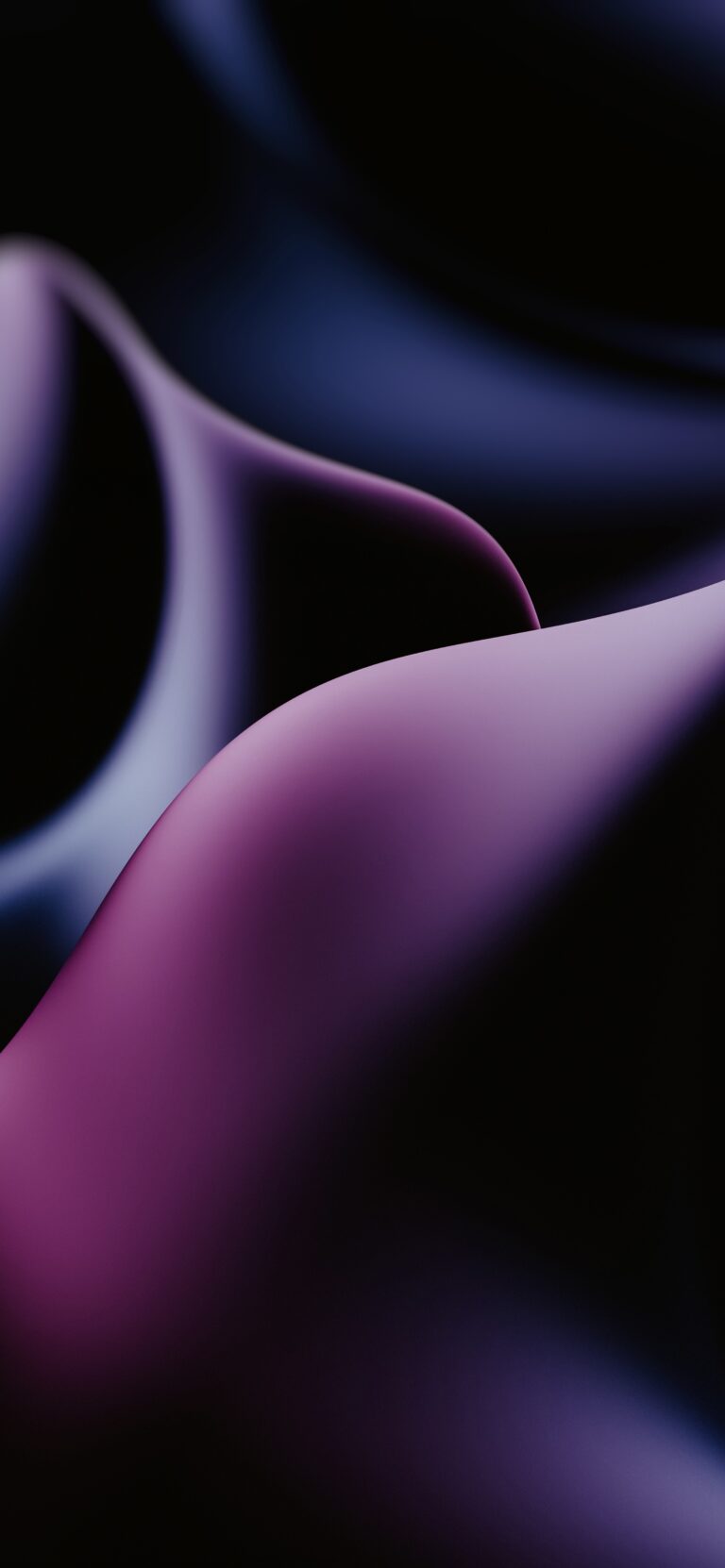 Purple Abstract Curves | iPhone Flowing Design wallpaper 4K