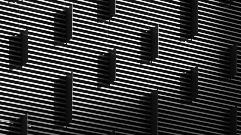 Building Facade Shadows | Linear Architecture Desktop wallpaper 4K