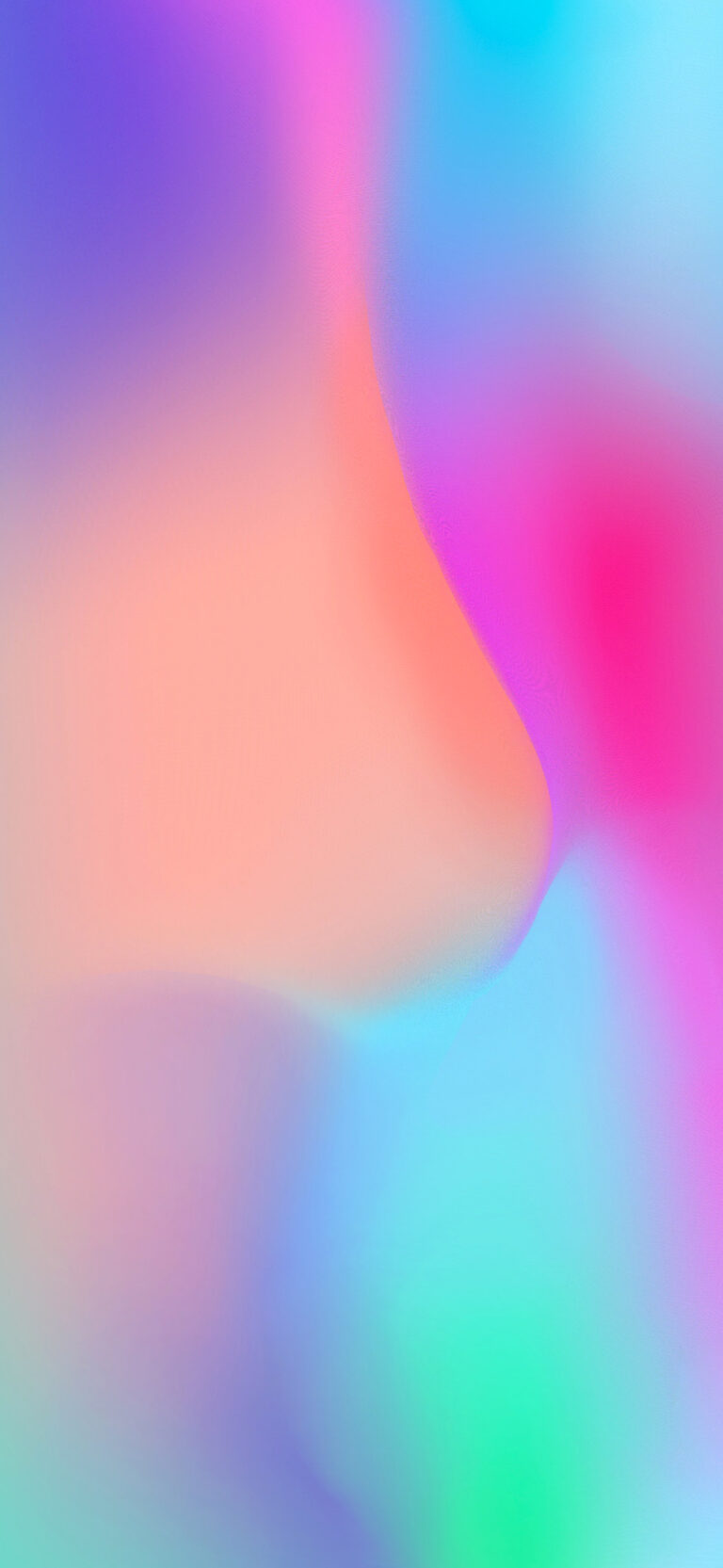 Pink Gradient Shapes iPhone | Pastel Abstract Art wallpaper 4K